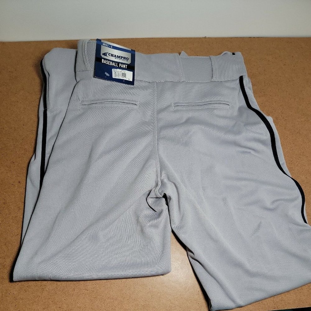 NEW Champro Sports Dri-Gear Men's Open Bottom Baseball Pant Size S